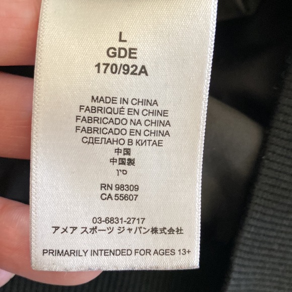 Nikita | Black Satin Bomber Jacket. Size Large (fits Medium). Zipper. - Picture 11 of 12